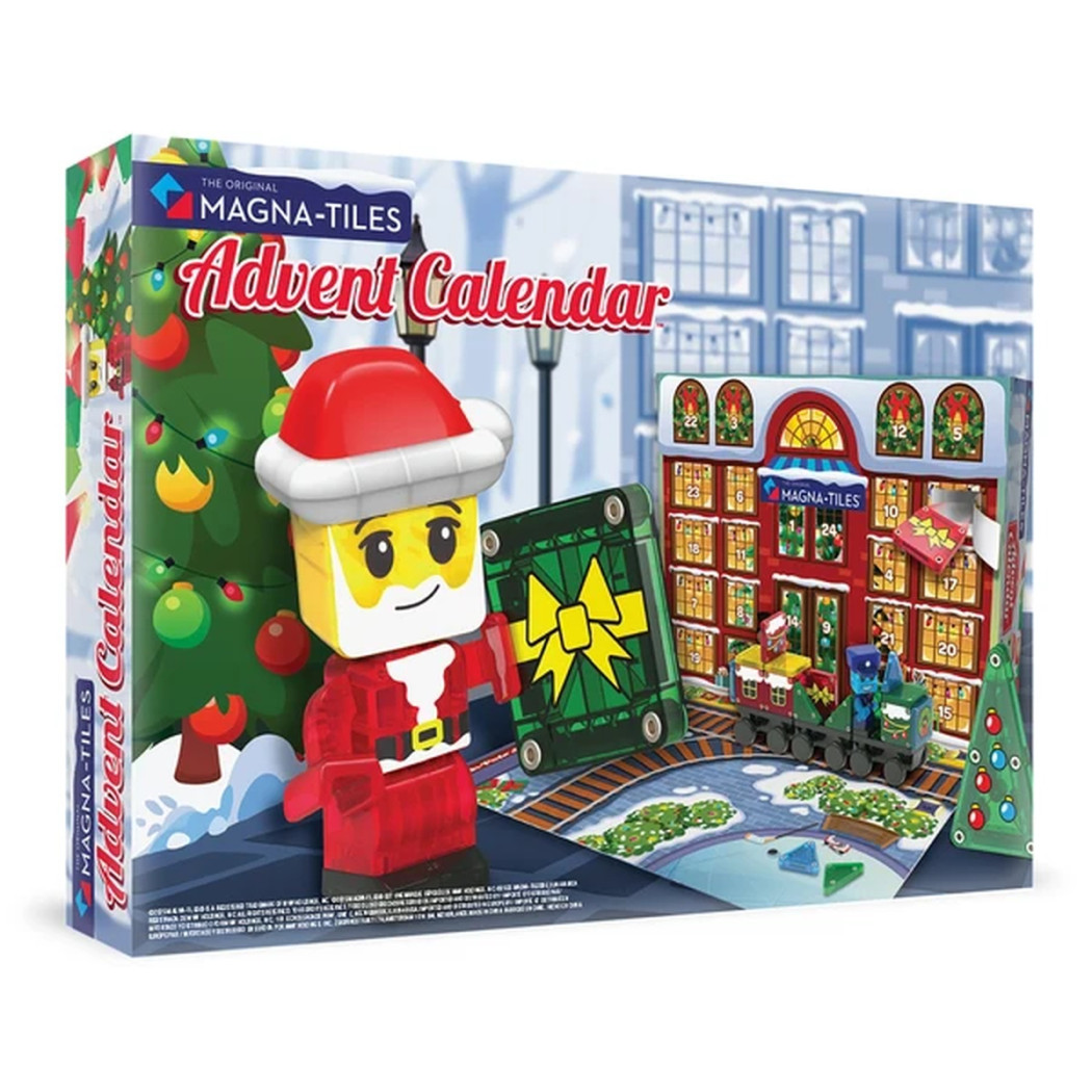 Kalendarz Adwentowy Klocki Magnetyczne Święta - 34 elementy - Magna-Tiles