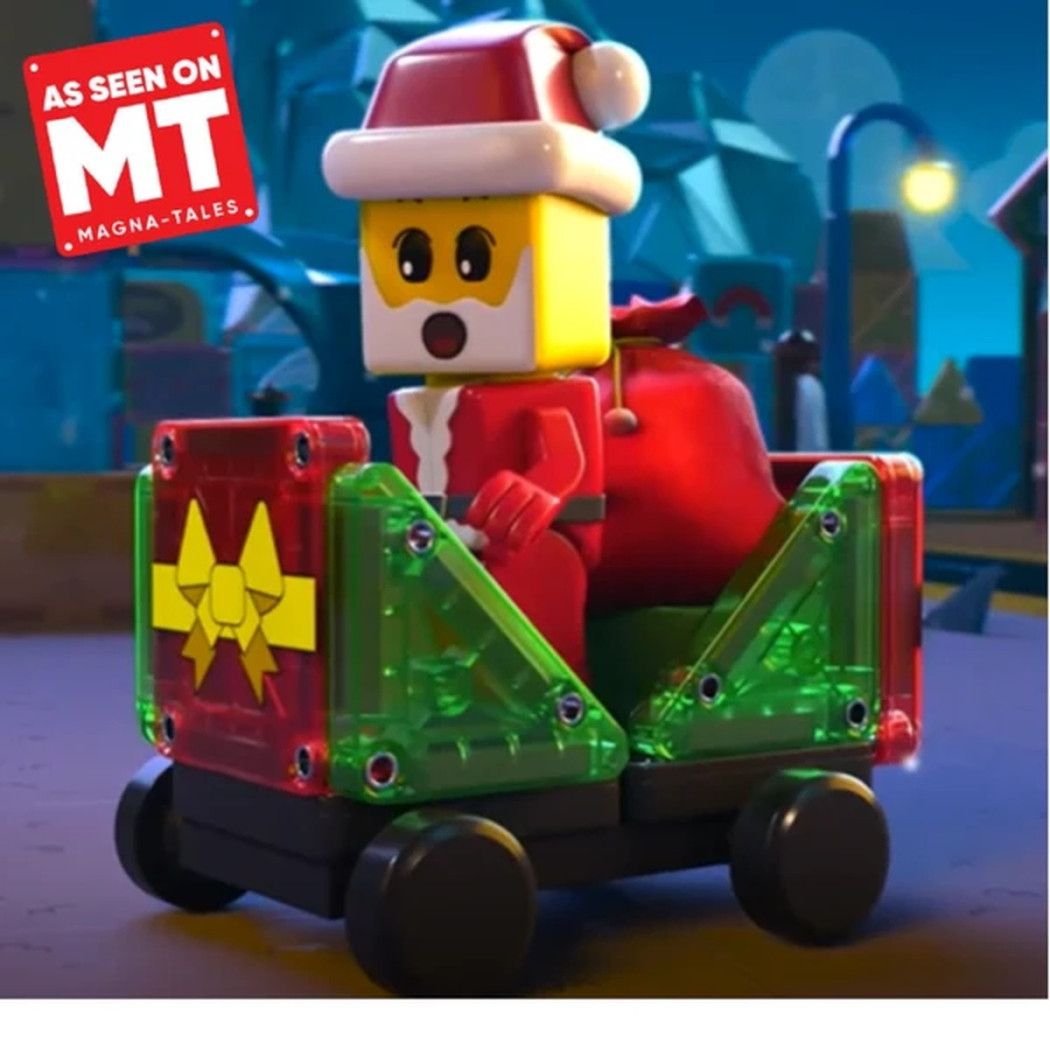 Kalendarz Adwentowy Klocki Magnetyczne Święta - 34 elementy - Magna-Tiles