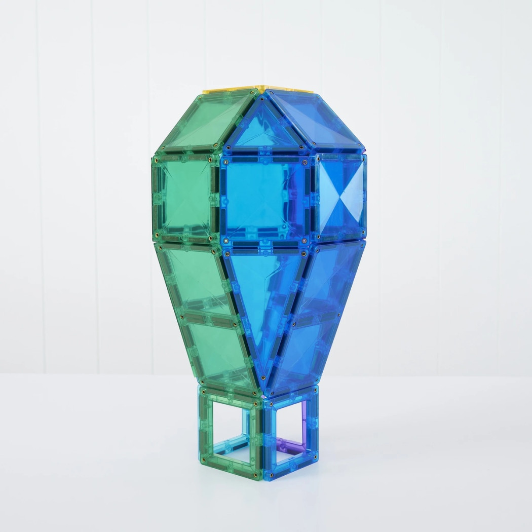 Bright Creative Pack - Duży Zestaw Konstrukcyjny - 104 elementy - Klocki Magnetyczne - Connetix