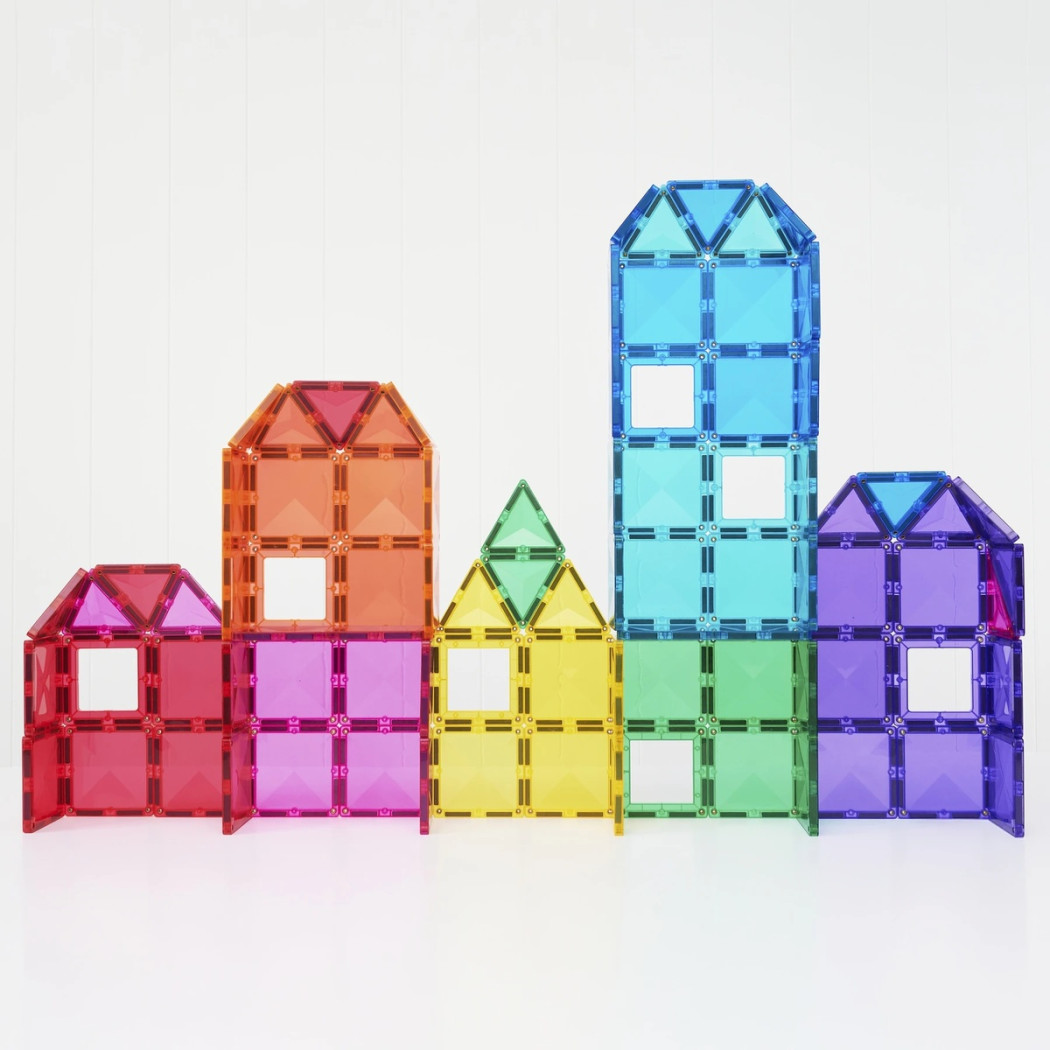 Bright Creative Pack - Duży Zestaw Konstrukcyjny - 104 elementy - Klocki Magnetyczne - Connetix