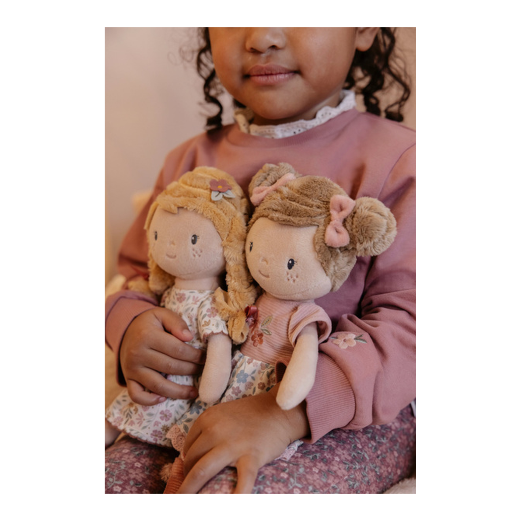 Lalka Rosa 35 cm - Miękka Pluszowa Laleczka Przytulanka - Little Dutch