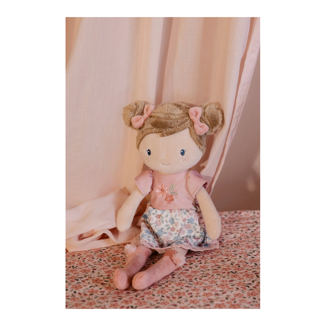 Lalka Rosa 35 cm - Miękka Pluszowa Laleczka Przytulanka - Little Dutch