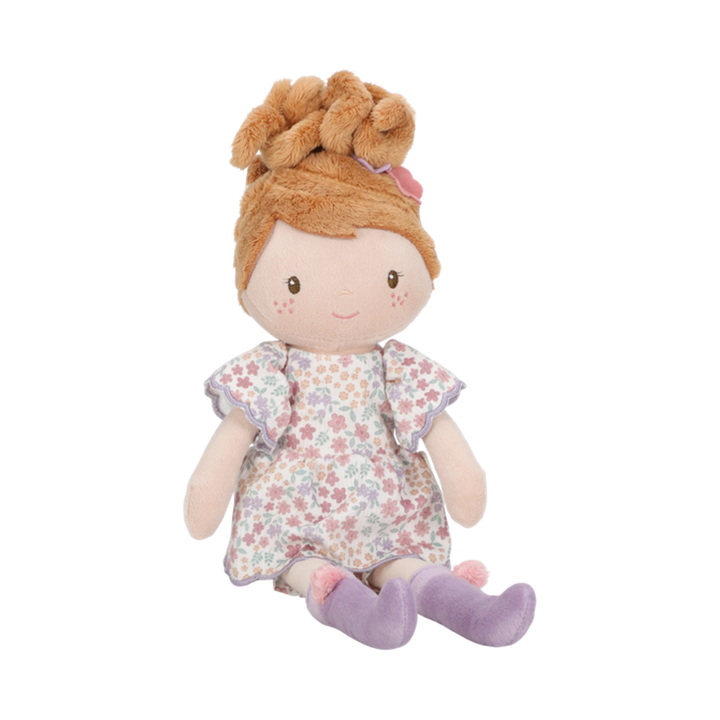 Lalka Ava 35 cm - Miękka Pluszowa Laleczka Przytulanka Szmacianka - Little Dutch