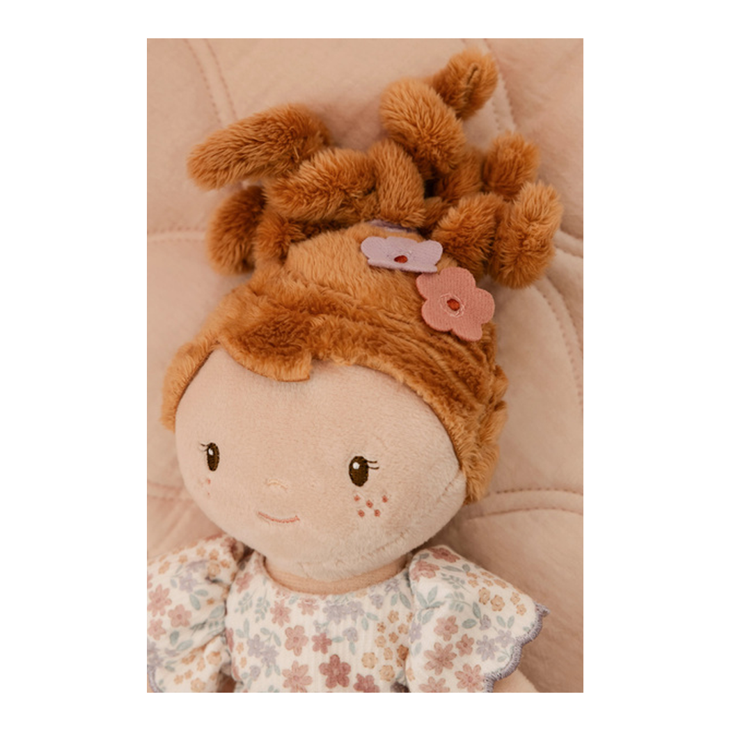 Lalka Ava 35 cm - Miękka Pluszowa Laleczka Przytulanka Szmacianka - Little Dutch