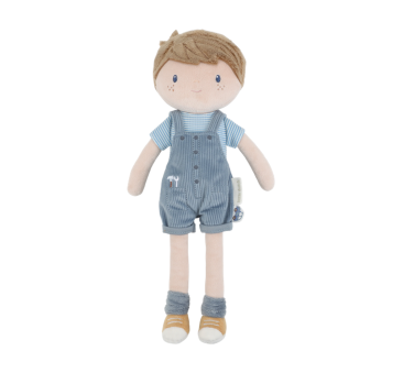 Lalka Jim 35 cm - Chłopiec Miękka Pluszowa Laleczka Przytulanka Szmacianka - Little Dutch