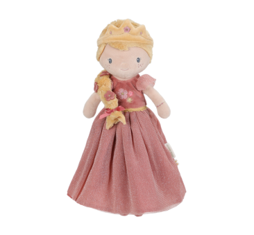 Księżniczka Julia 35 cm - Miękka Pluszowa Lalka Przytulanka - Szmacianka w Sukni - Little Dutch