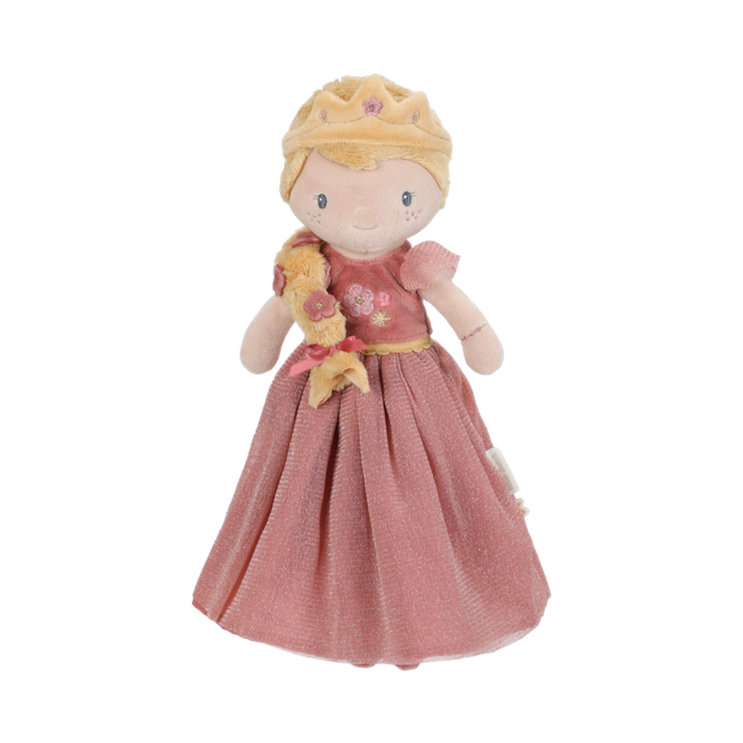 Księżniczka Julia 35 cm - Miękka Pluszowa Lalka Przytulanka - Szmacianka w Sukni - Little Dutch
