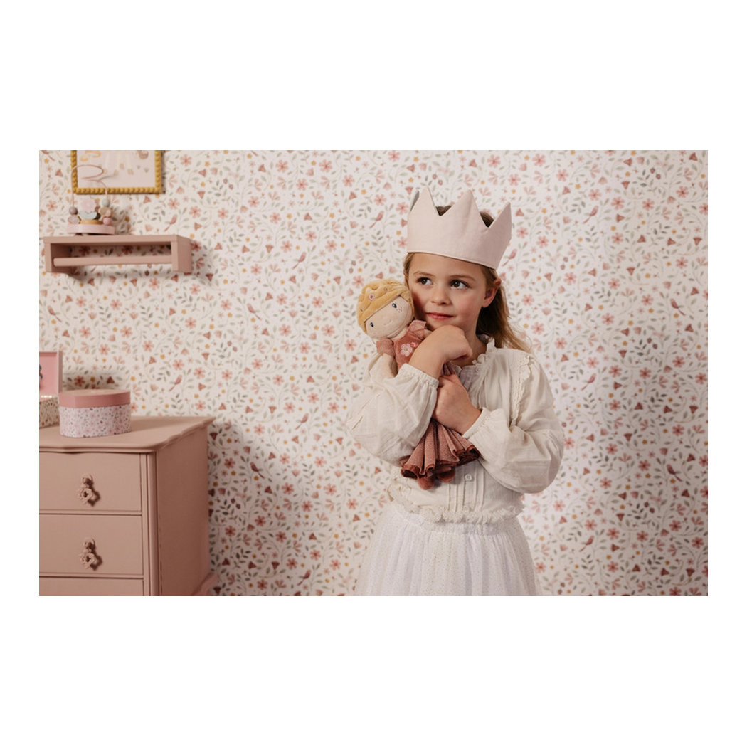 Księżniczka Julia 35 cm - Miękka Pluszowa Lalka Przytulanka - Szmacianka w Sukni - Little Dutch