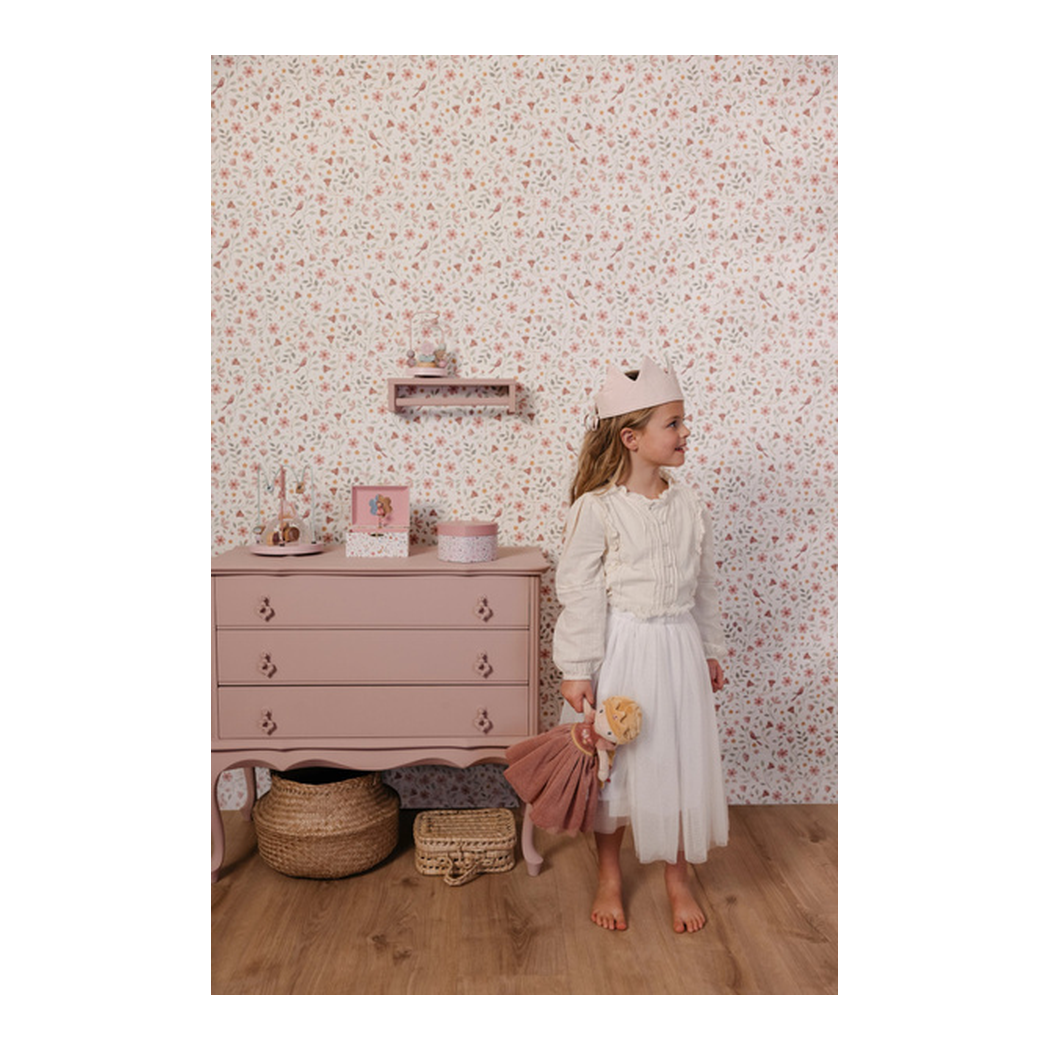 Księżniczka Julia 35 cm - Miękka Pluszowa Lalka Przytulanka - Szmacianka w Sukni - Little Dutch