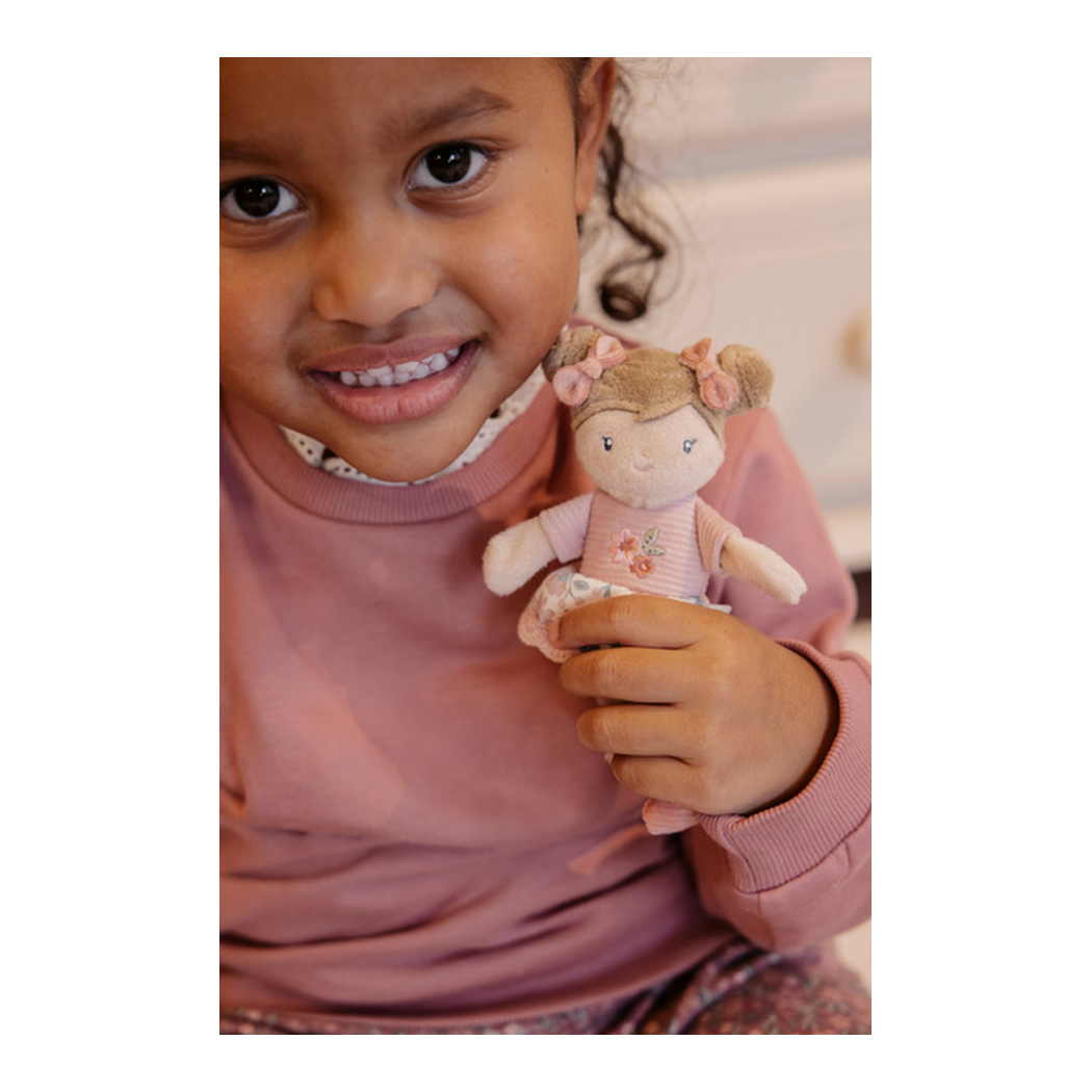Malutka Rosa - Mini Lalka 10 cm - Laleczka Miękka Pluszowa Przytulanka - Little Dutch