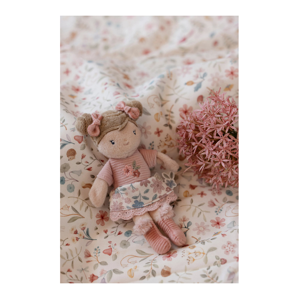 Malutka Rosa - Mini Lalka 10 cm - Laleczka Miękka Pluszowa Przytulanka - Little Dutch