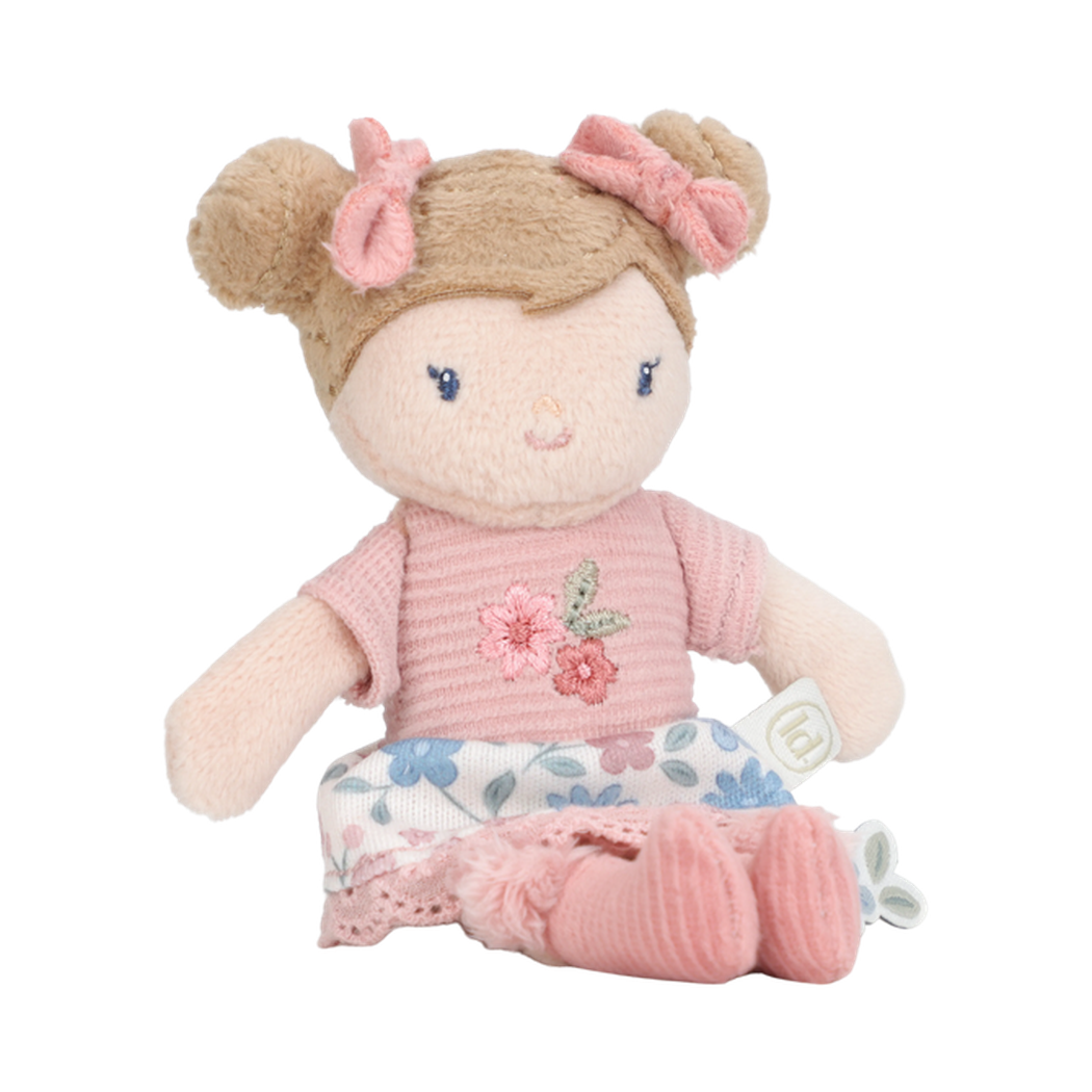 Malutka Rosa - Mini Lalka 10 cm - Laleczka Miękka Pluszowa Przytulanka - Little Dutch