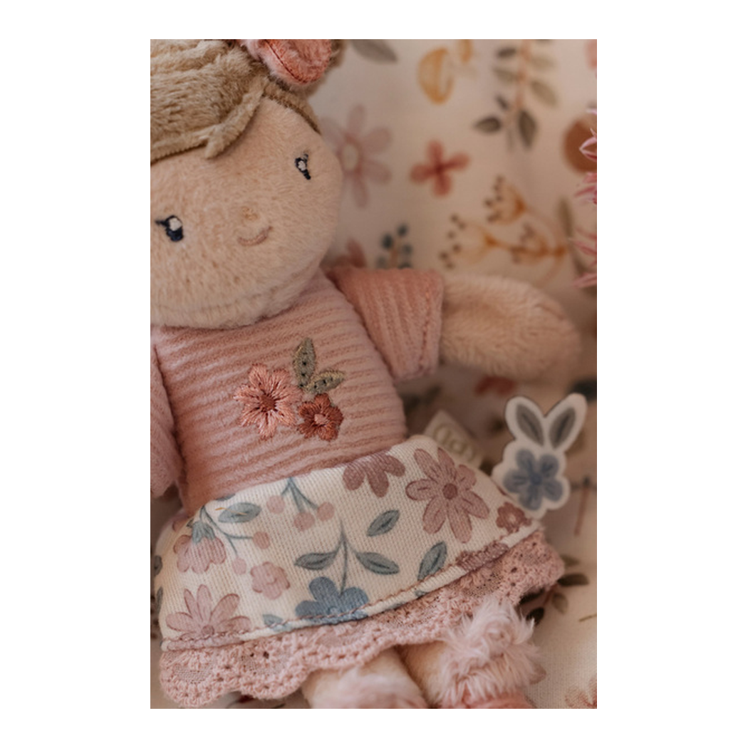 Malutka Rosa - Mini Lalka 10 cm - Laleczka Miękka Pluszowa Przytulanka - Little Dutch