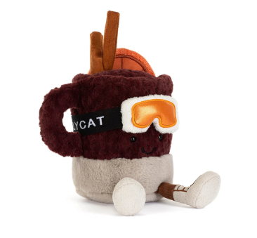 Mullover - Pluszowy Korzenny Grzaniec 17 cm Narciarz Apres-ski - Pluszak - Maskotka Przytulanka - JellyCat