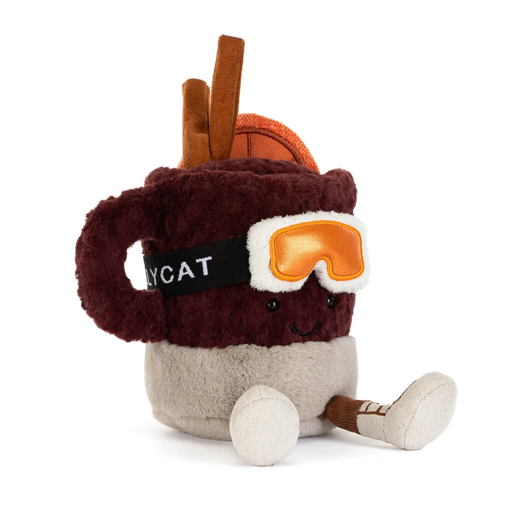 Mullover - Pluszowy Korzenny Grzaniec 17 cm Narciarz Apres-ski - Pluszak - Maskotka Przytulanka - JellyCat