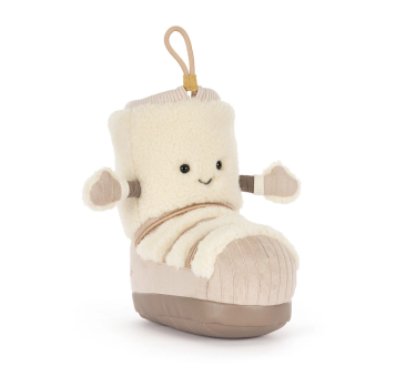 But Śniegowiec Perta - Pluszowy Bucik Zimowy 21 cm - Maskotka Przytulanka - Jellycat