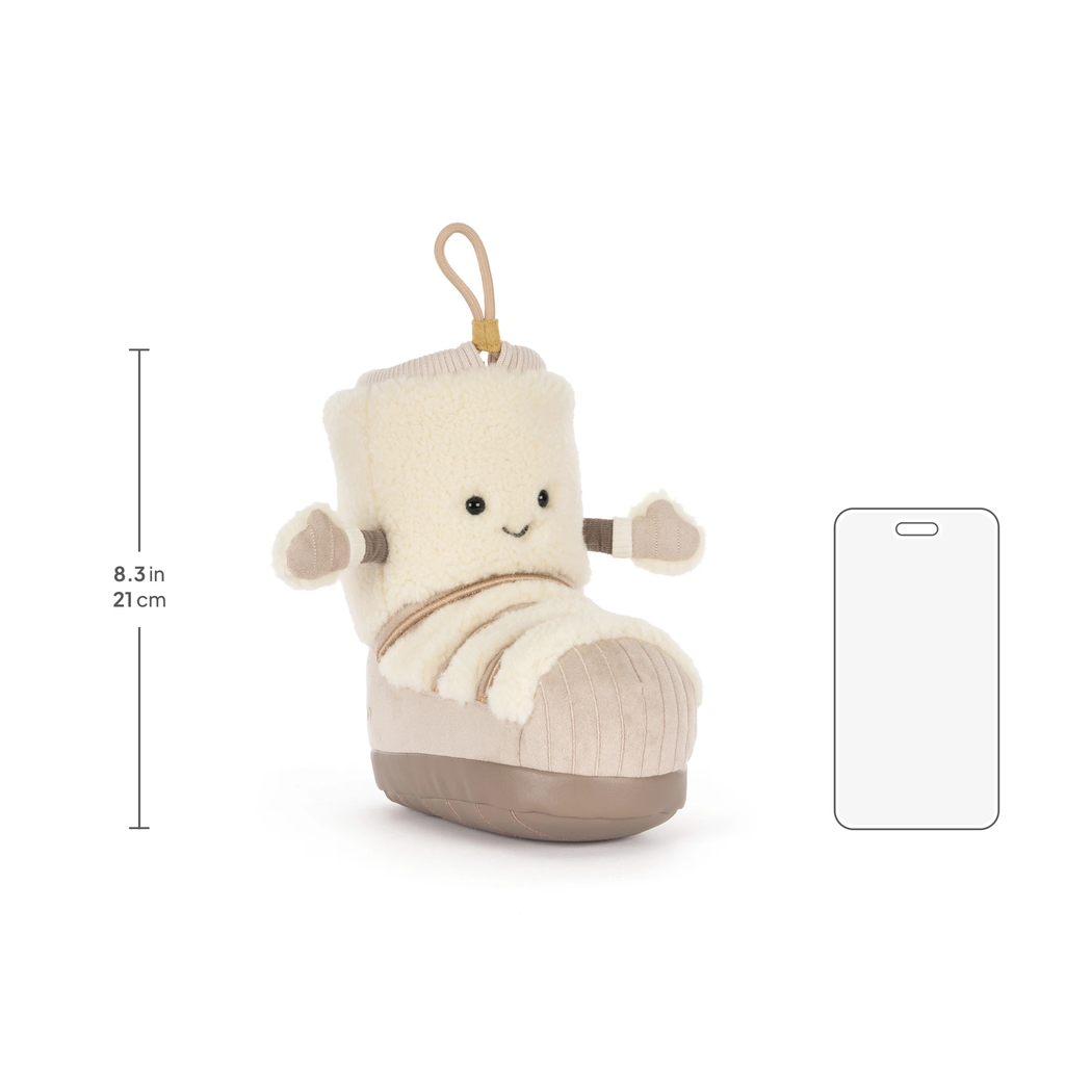 But Śniegowiec Perta - Pluszowy Bucik Zimowy 21 cm - Maskotka Przytulanka - Jellycat