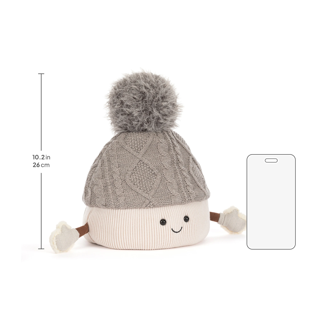 Czapka Pomilly - Zimowa z Pomponem 26 cm - Maskotka Przytulanka - Jellycat