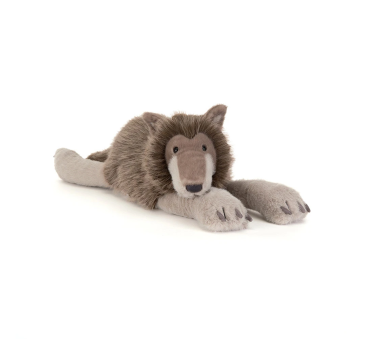Wilk Ulrich - Duży Szary Wilk 40 cm - Maskotka Przytulanka jak Pies - JellyCat