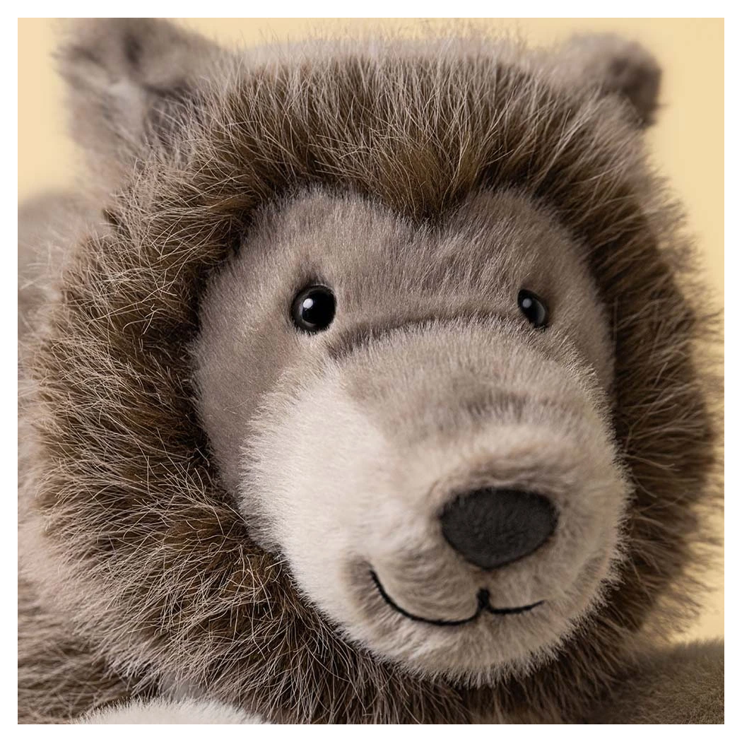 Wilk Ulrich - Duży Szary Wilk 40 cm - Maskotka Przytulanka jak Pies - JellyCat
