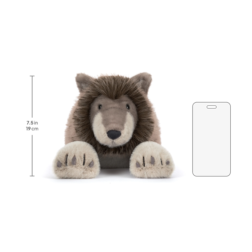 Wilk Ulrich - Duży Szary Wilk 40 cm - Maskotka Przytulanka jak Pies - JellyCat