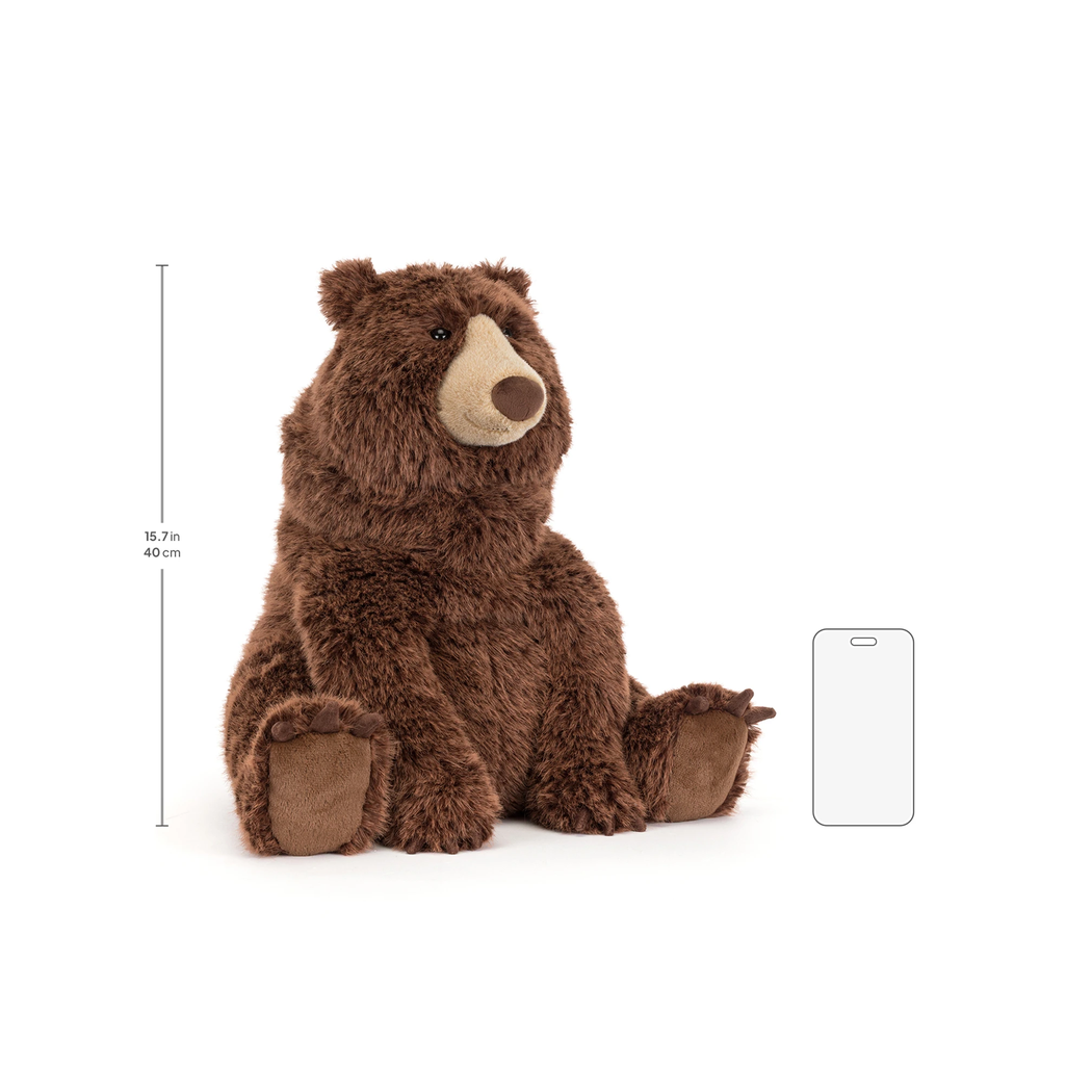 Niedźwiedź Bizzlestomp - 40 cm - Duży Pluszowy Miś - Maskotka Przytulanka - JellyCat