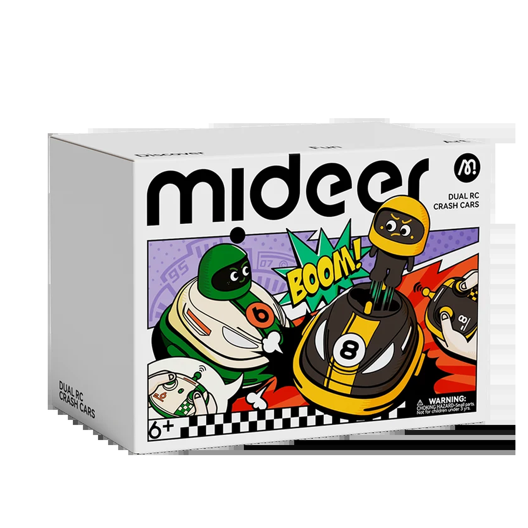 Autodrom - Zestaw 2 Zdalnie Sterowanych Autek do Zderzania Bumper Cars - Mideer