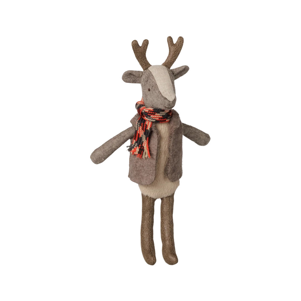 Renifer Tata w Kamizelce - Reindeer Father - Maileg