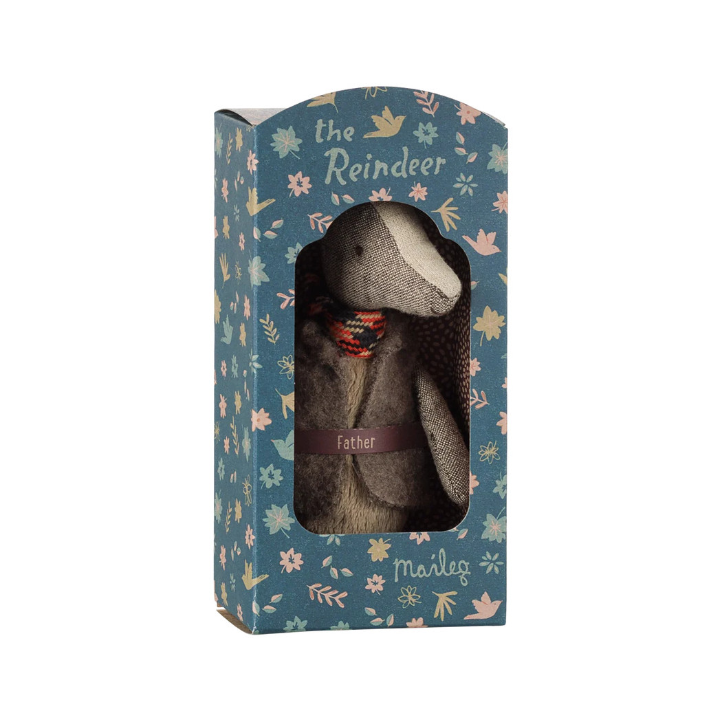 Renifer Tata w Kamizelce - Reindeer Father - Maileg