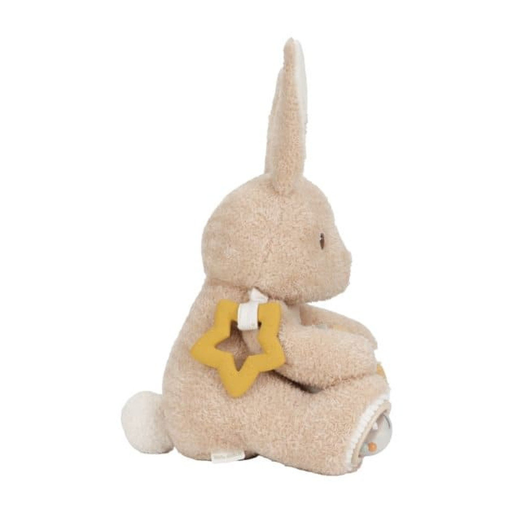 Króliczek Aktywizujący - Duża Maskotka Sensoryczna - Newborn Naturals - Little Dutch