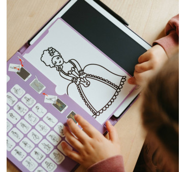 Księżniczki i Kawaii - Wkłady Uzupełniające do Mini Tabletu do Nauki Rysowania dla Dzieci - KIDYWOLF