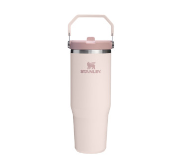 Rose Quartz 0.89L - Kubek Termiczny z Ustnikiem - IceFlow Flip Straw Tumbler - Stanley