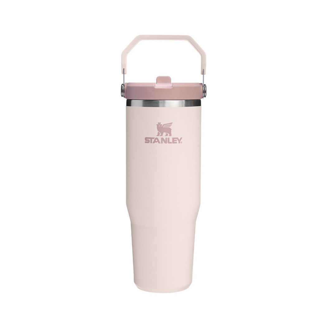 Rose Quartz 0.89L - Kubek Termiczny z Ustnikiem - IceFlow Flip Straw Tumbler - Stanley