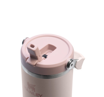 Rose Quartz 0.89L - Kubek Termiczny z Ustnikiem - IceFlow Flip Straw Tumbler - Stanley
