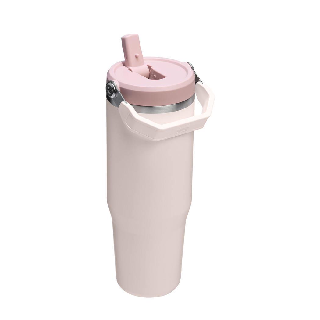 Rose Quartz 0.89L - Kubek Termiczny z Ustnikiem - IceFlow Flip Straw Tumbler - Stanley