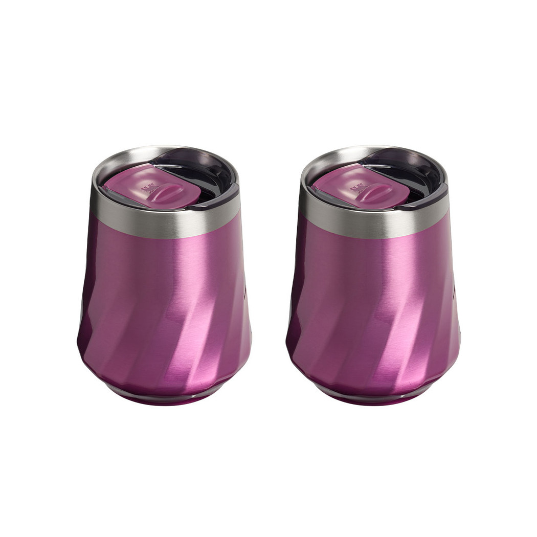 Mulberry Shine 0.32L - Zestaw 2 szt - Kubek Termiczny z Pokrywką - Stanley