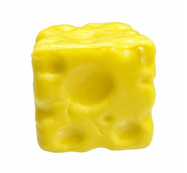 Ser Gniotek - Squichy Antystresowy Fidget Sensoryczny 5 cm - Kostka Sera Zabawka Relaksacyjna
