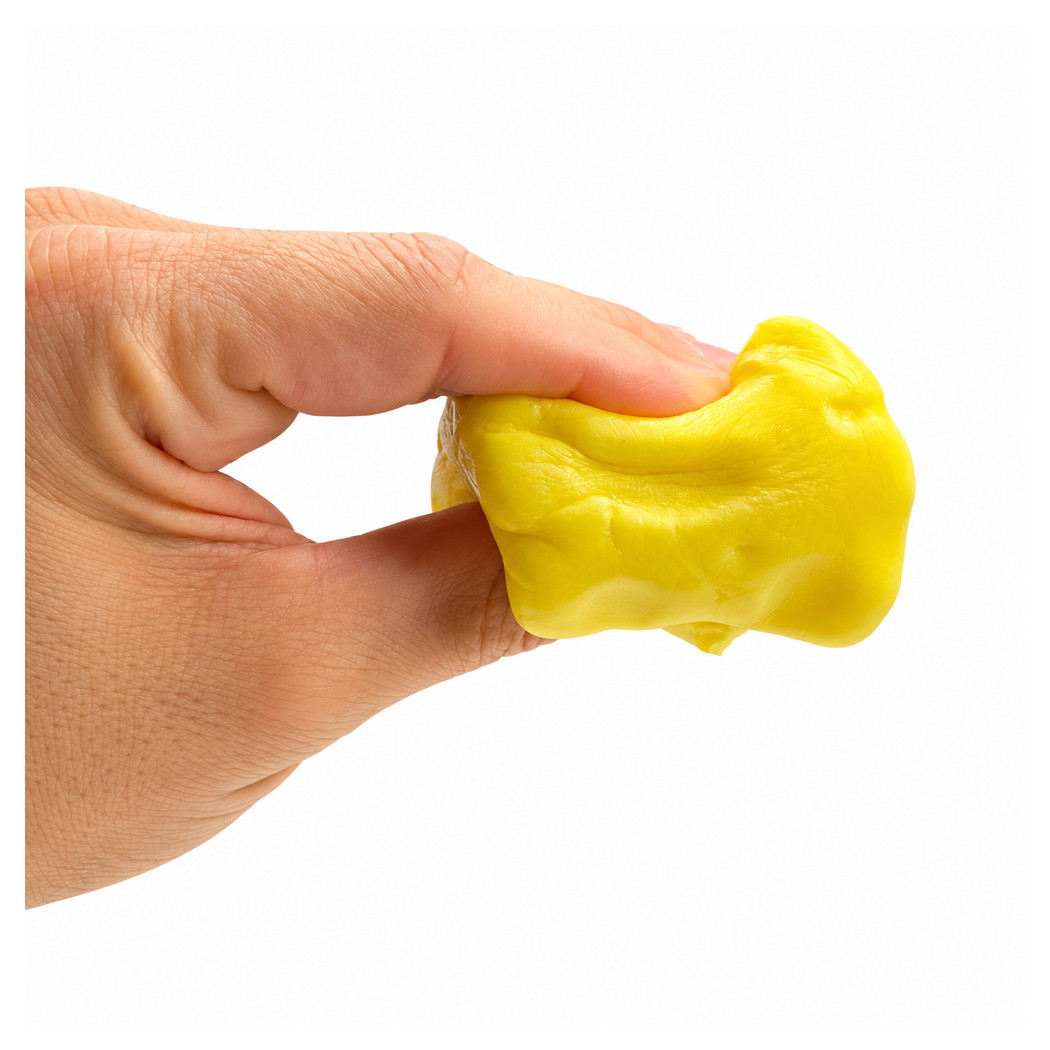 Ser Gniotek - Squichy Antystresowy Fidget Sensoryczny 5 cm - Kostka Sera Zabawka Relaksacyjna