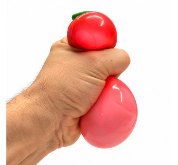 Gniotek Truskawka 7 cm - Antystresowa Miękka Zabawka Sensoryczna Relaksacyjna