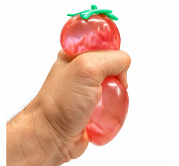 Gniotek Truskawka - Wazelinowy 5 cm - Antystresowa Miękka Zabawka Sensoryczna Relaksacyjna