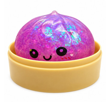 Mały Pierożek Świecący w Ciemności - Fluorescencyjny Gniotek Squishy Dumpling Zabawka Sensoryczna