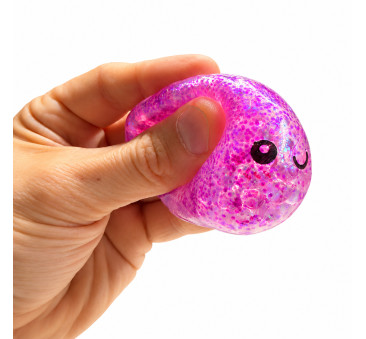 Mały Pierożek Świecący w Ciemności - Fluorescencyjny Gniotek Squishy Dumpling Zabawka Sensoryczna