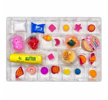 Kalendarz Adwentowy z Gniotkami - Squishy Funbox - 24 Gniotki Blind Box