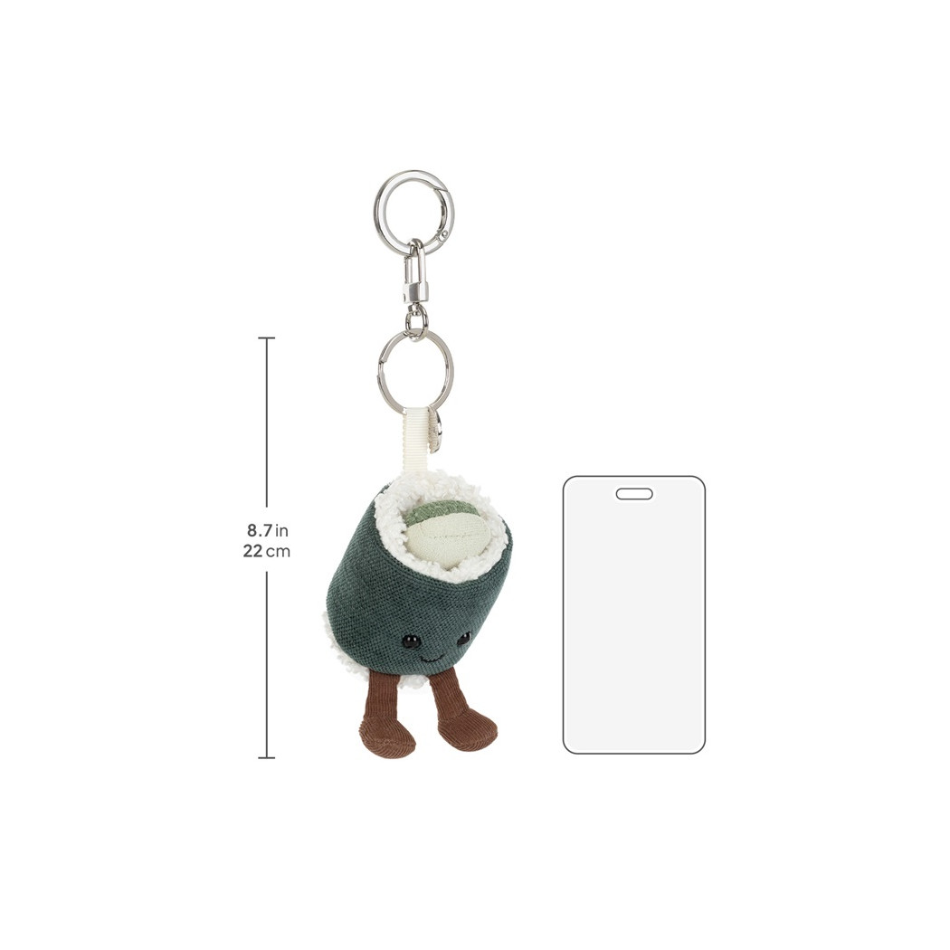 Breloczek Sushi Hosomaki - Pluszowy Brelok Charms - Maskotka Przytulanka - JellyCat