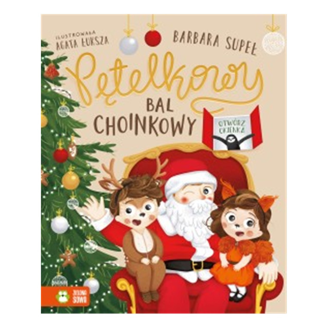 Pętelkowy Bal Choinkowy - Książka z Okienkami - Jadzia Pętelka - Supeł Barbara - Zielona Sowa