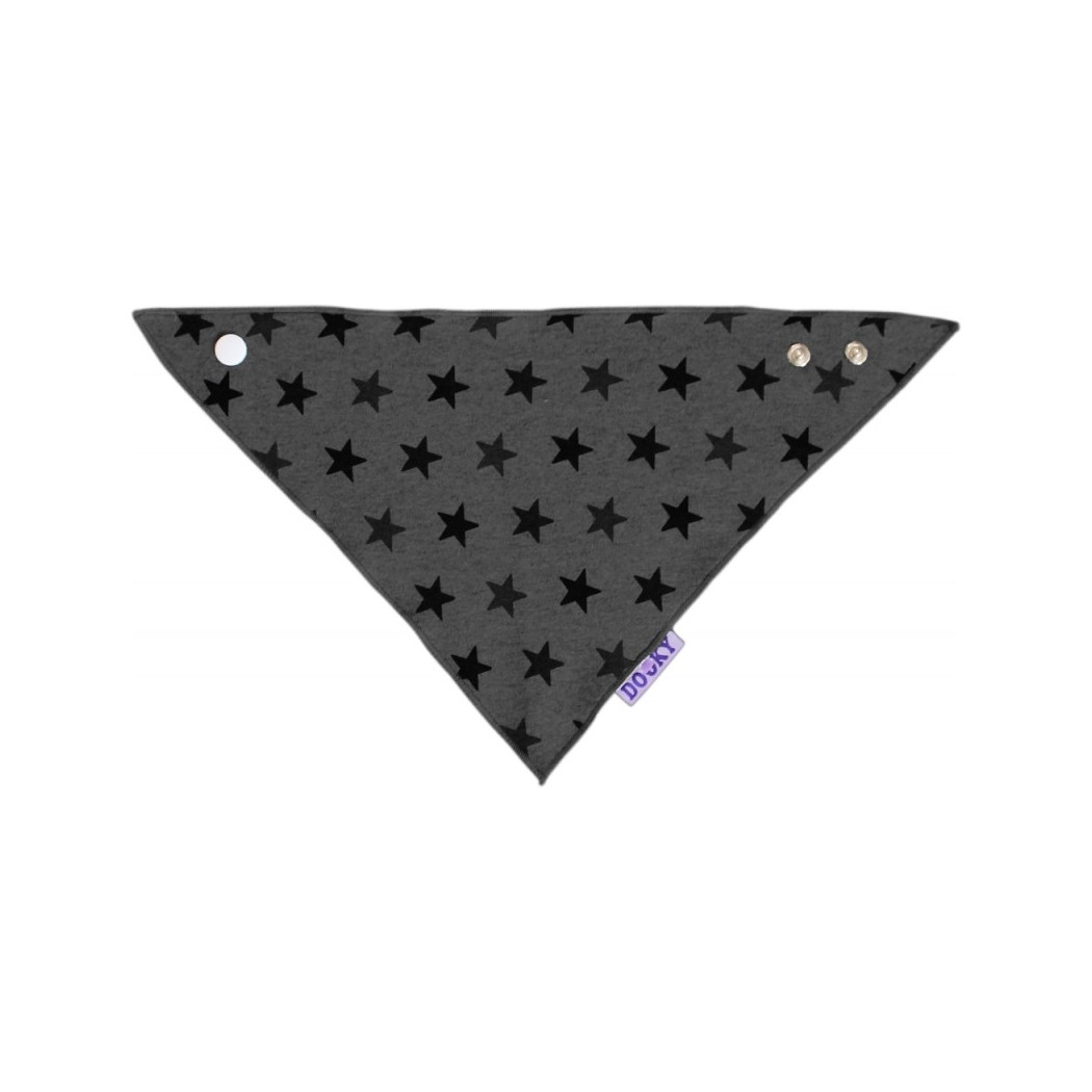 Grey Stars - Chustka, śliniak, bandamka Dribble Bib -  DOOKY